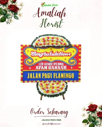 Bunga Papan Congratulation di Padukuhan Kraton